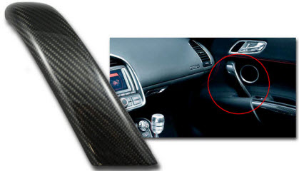 2009 Audi R8 Carbon Fiber Interior Trim Handle