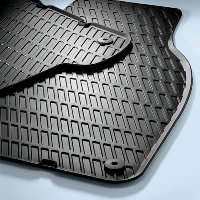 2007 Audi A6 Rubber European Floor Mats - Rear