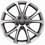 2015 Audi A4 17 inch 5-V spoke Wheel 8K0-071-497-B-8Z8