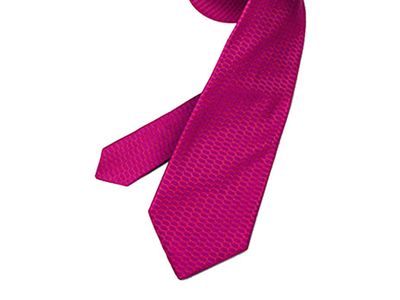 All Audi Personal Accessories Silk Woven Tie - Pink ACM-A79-8PN-K