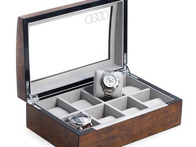 All Audi Personal Accessories Burl Watch Case ACM-H60-0