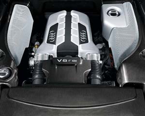 2008 Audi R8 Carbon fiber air cleaner - upper