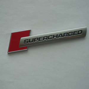 2013 Audi s7 supercharged badge - red 4F0-853-601-A-2ZZ
