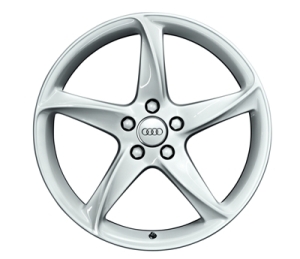 2010 Audi TT 19 inch Turbo Wheel - White 8J0-071-499-B-Y9C