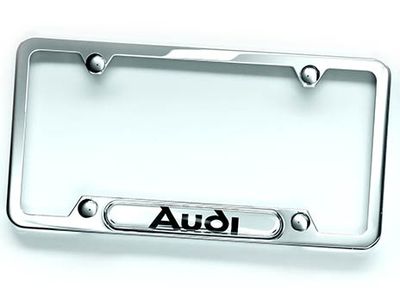 All Audi Personal Accessories License Plate Frame - Polish ZAW-355-016