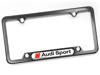 All Audi Personal Accessories Audi Sport License Plate Fra ZAW-355-030
