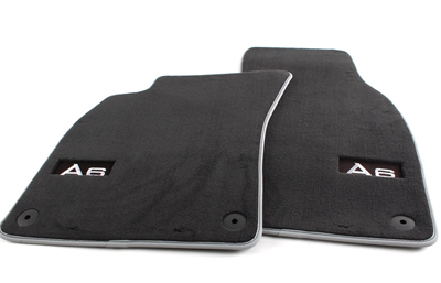 2008 Audi A6 Carpeted Floor Mat Set - Front - Soul B 4F1-061-275-P-MNO