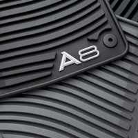 2010 Audi A8 All-Weather Rubber Mats (Set of 4) ZAW-179-011-GRY