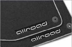 2014 Audi allroad Textile Mats - allroad Front 8K1-061-275-B-MNO