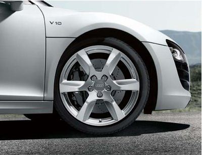 2012 Audi A7 19 inch 5-V Spoke Alloy Wheel and Tire